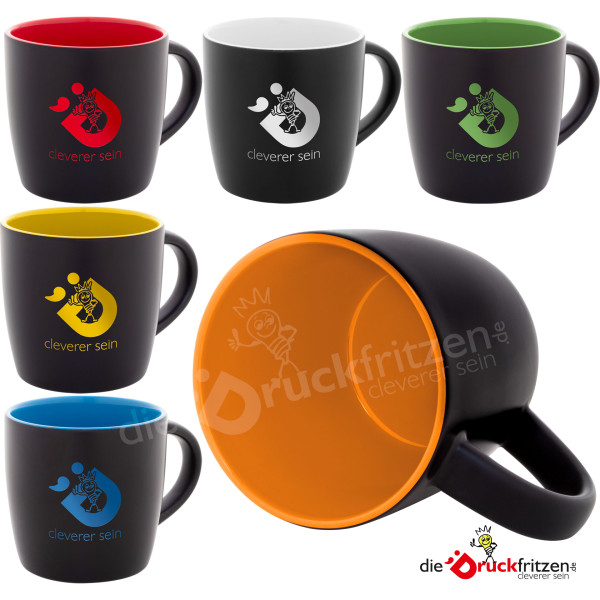 Keramik-Tasse SCULPTUS - 300 ml - individuelle Lasergravur