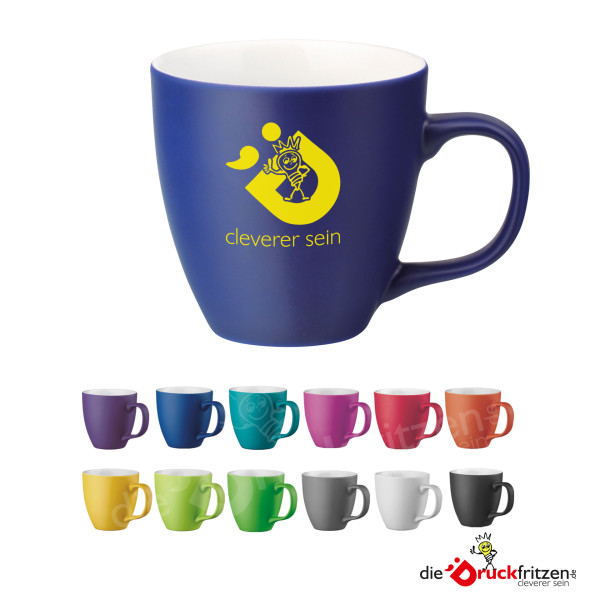 Porzellantasse PANTHONY MAT - mit matter Hydroglasur - 450 ml
