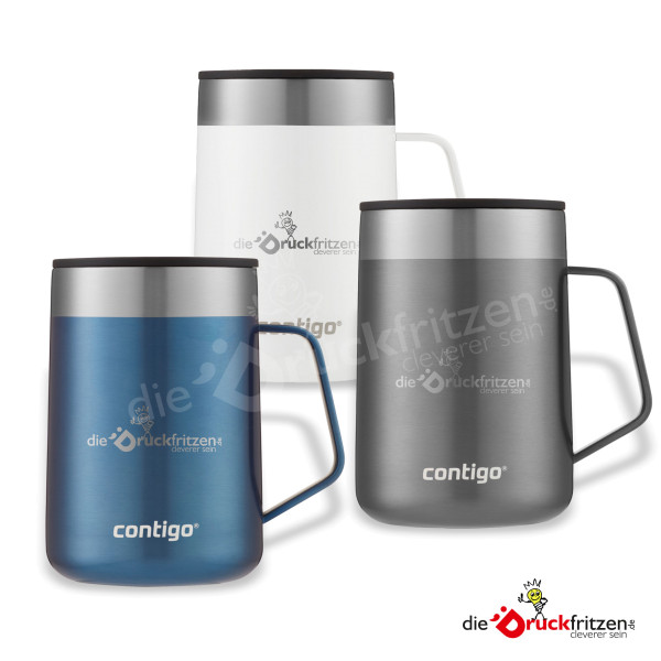 Thermobecher CONTIGO® STREETERVILLE DESK MUG - 420 ml - individuell belasert