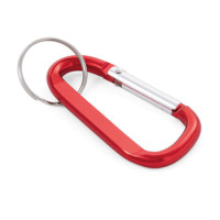 Karabiner rot 55 mm + Ring