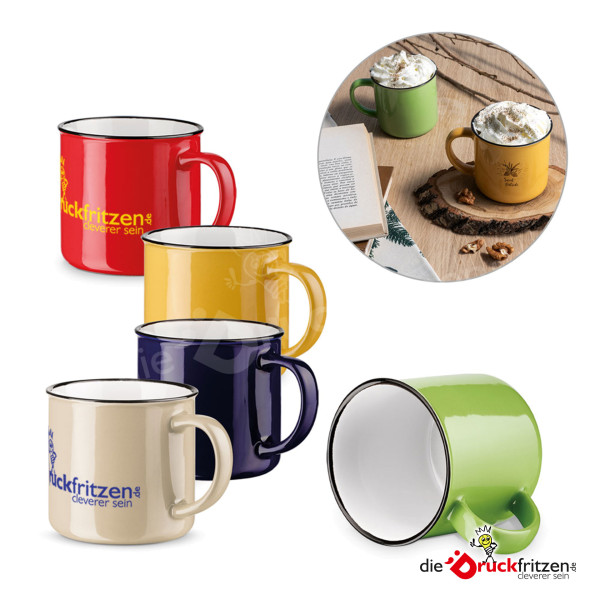 Keramik-Tasse VERNON - 340 ml - individuell bedrucken