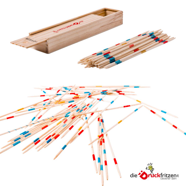 Geschicklichkeitsspiel STIKKA - "Mikado" - individuell bedrucken