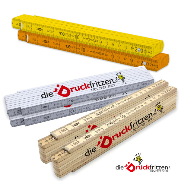 dieDruckfritzen.de - Zollstock ADGA 250 Plus - Standard-Druckfläche