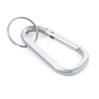 Karabiner silber 55 mm + Ring