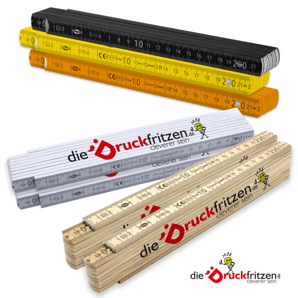 dieDruckfritzen.de - Zollstock ADGA 250 Plus - Standard-Druckfläche