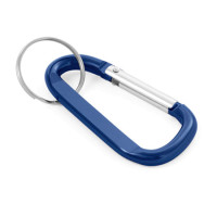 Karabiner blau 55 mm + Ring
