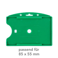 Kartenhalter für 85 x 55 mm, grün