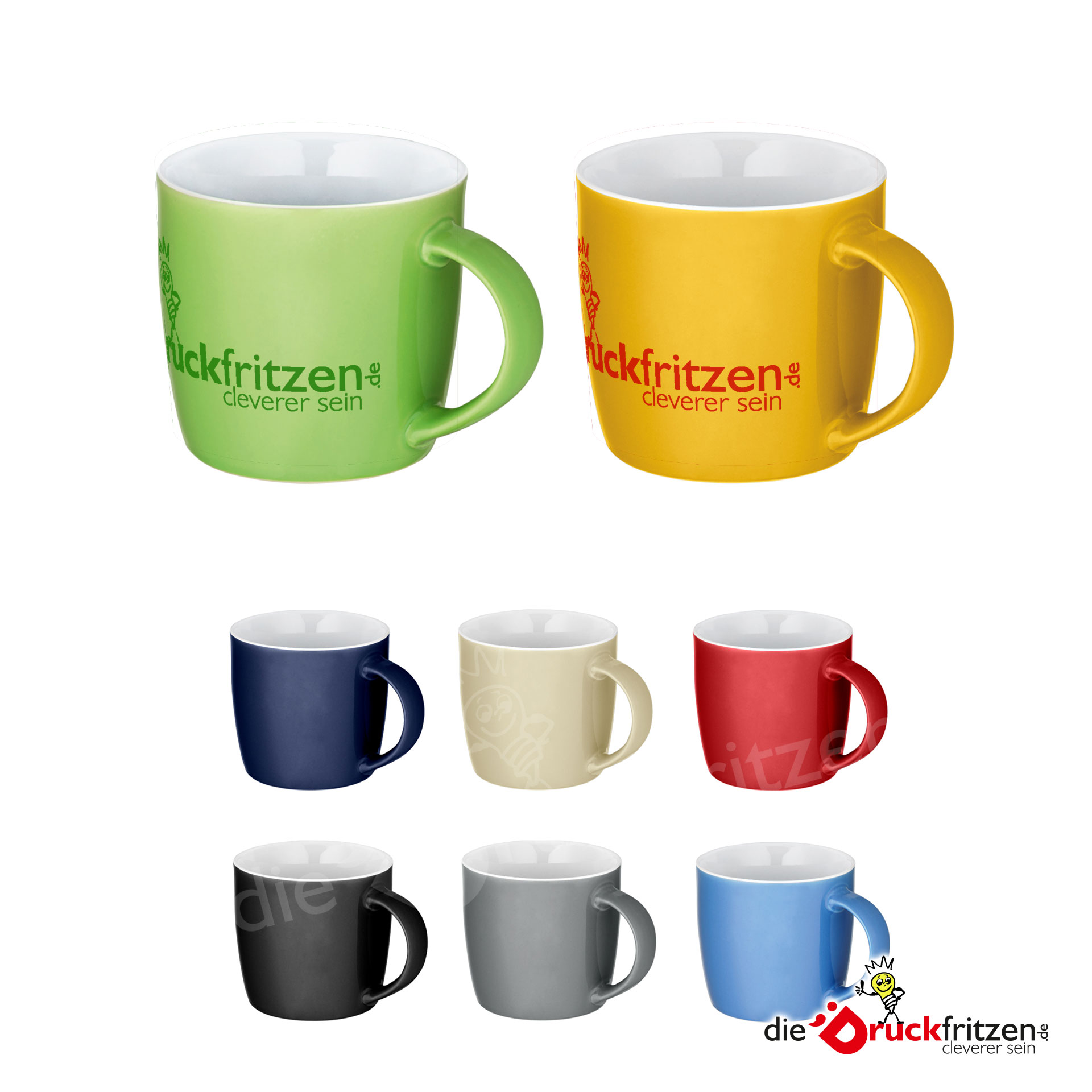 Keramik-Tasse COMANDER - 370 ml - individuell bedrucken | dieDruckfritzen