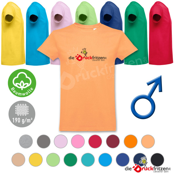 Herren T-Shirts THC ANKARA - farbig - mit digitalem Transferdruck (vollfarbig) - Baumwolle 190 g/m²