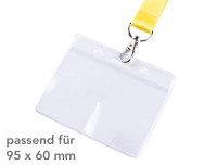 Ausweishülle für Einleger 95 x 60 mm